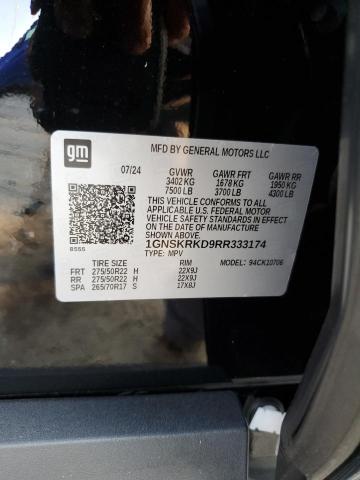 2024 CHEVROLET TAHOE K150 - 1GNSKRKD9RR333174