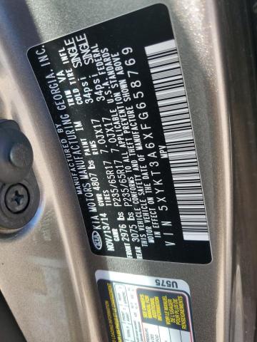 2015 KIA SORENTO LX - 5XYKT3A6XFG658769