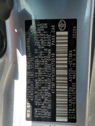 2016 TOYOTA CAMRY LE - 4T1BF1FK3GU170518