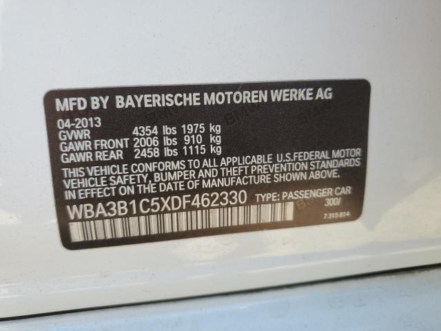 VIN WBA3B1C5XDF462330 2013 BMW 3 Series, 320 I no.12