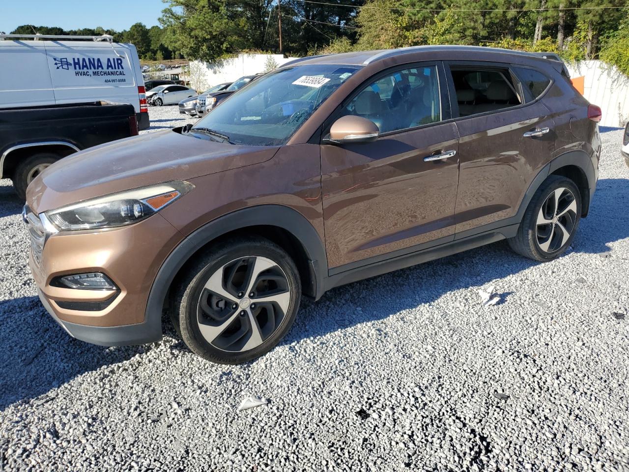 HYUNDAI TUCSON LIM 2016 brown 4dr spor gas KM8J33A25GU023558 photo #1