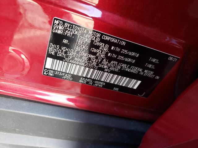 2021 TOYOTA VENZA LE - JTEAAAAH6MJ070173