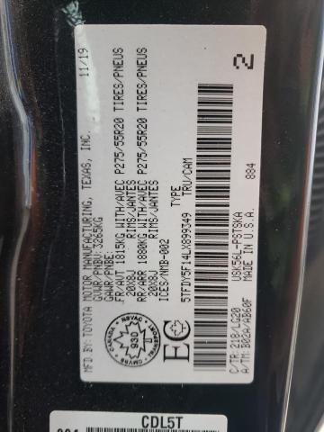 2020 TOYOTA TUNDRA CRE - 5TFDY5F14LX899349