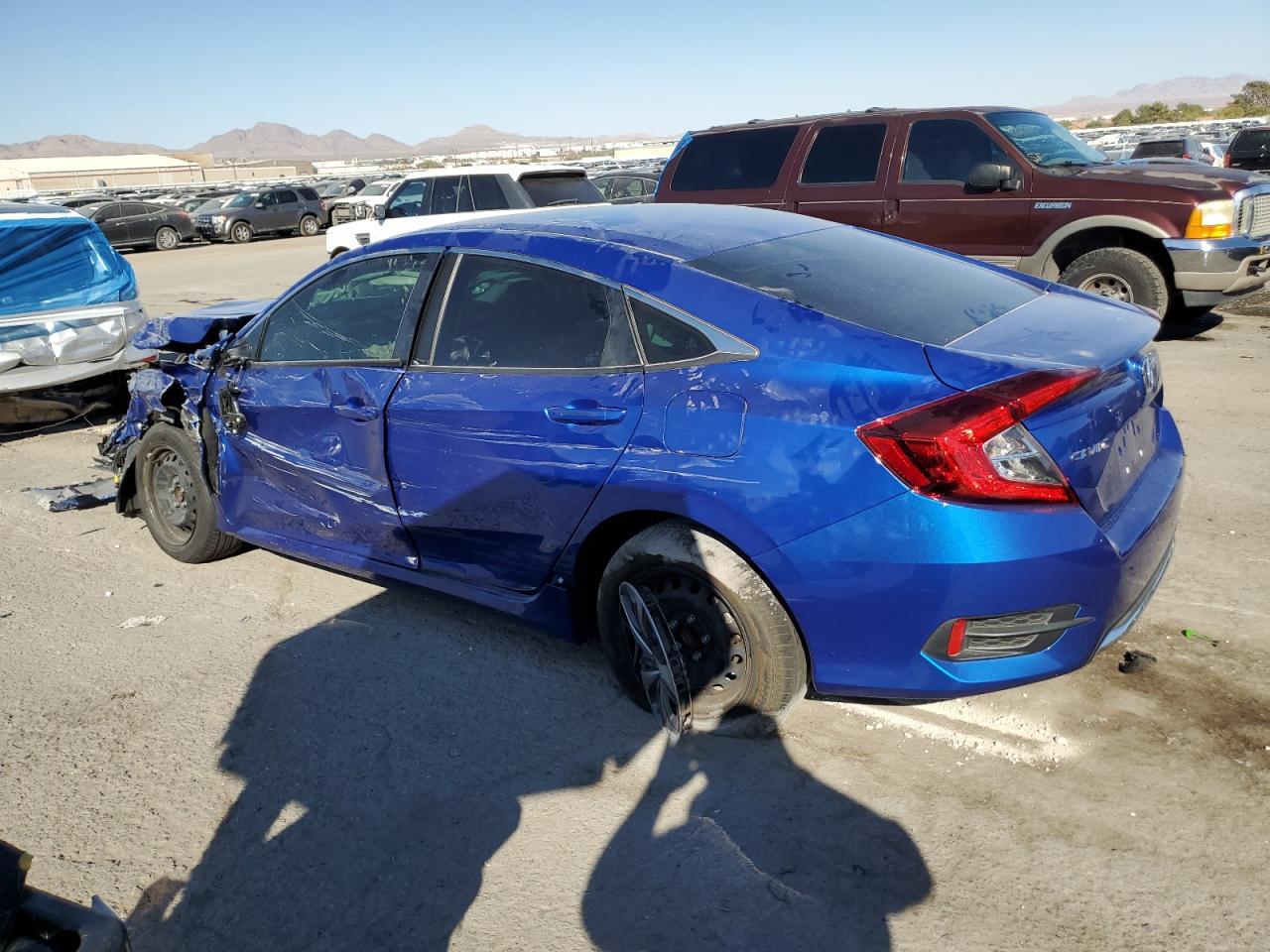 Lot #2988580292 2020 HONDA CIVIC LX