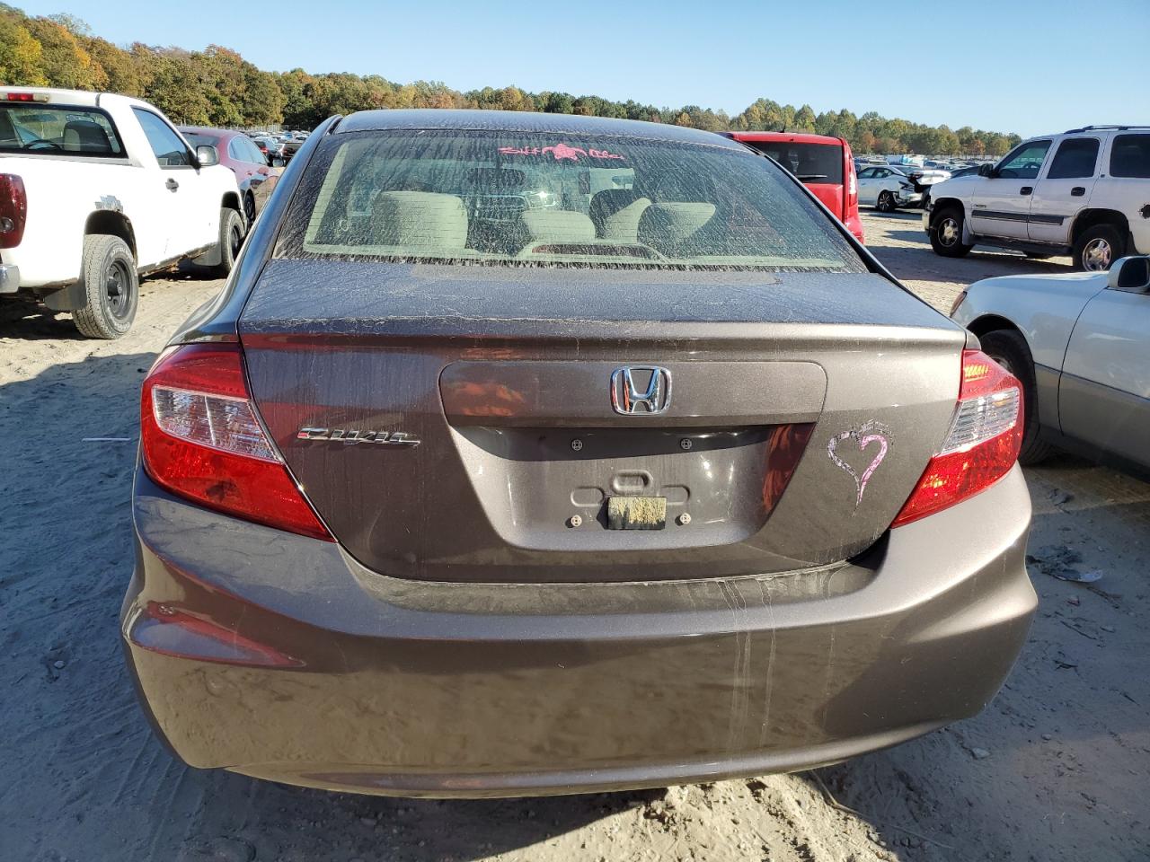 Lot #3020904849 2012 HONDA CIVIC EX