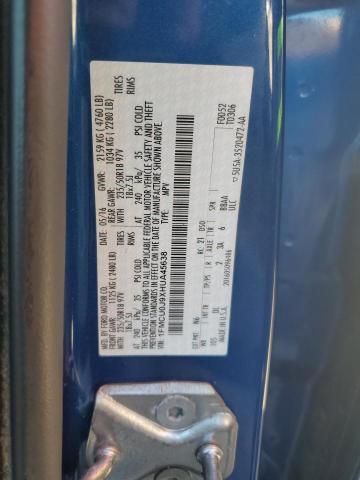 2017 FORD ESCAPE TIT - 1FMCU0J9XHUA45638
