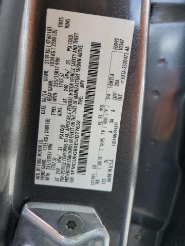 VIN 1FMCU0G9XEUD77632 2014 Ford Escape, SE no.13