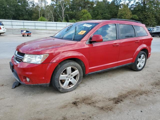 DODGE JOURNEY SX 2012 red 4dr spor flexible fuel 3C4PDCBG8CT314985 photo #1