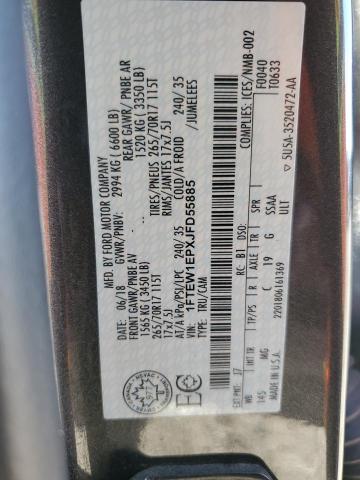 2018 FORD F150 SUPER - 1FTEW1EPXJFD55885