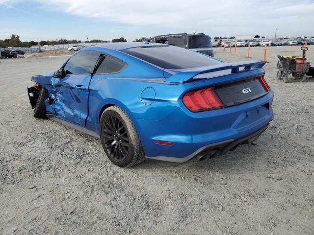 FORD MUSTANG GT 2019 blue  gas 1FA6P8CF9K5115437 photo #3