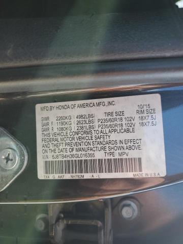 2016 ACURA RDX - 5J8TB4H36GL016355