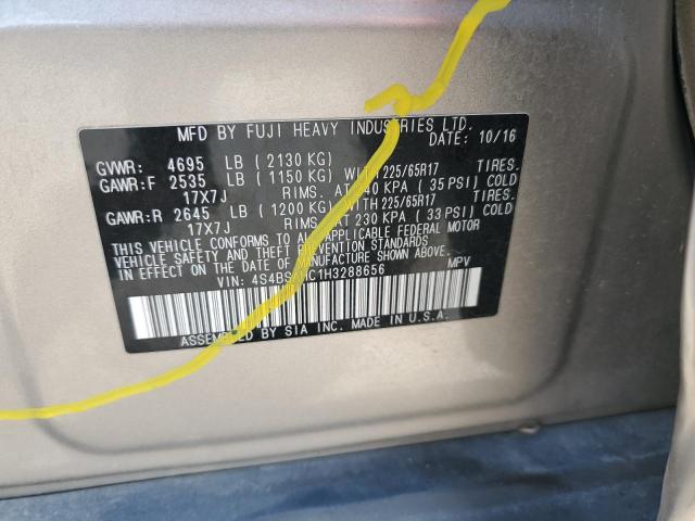 2017 SUBARU OUTBACK 2. - 4S4BSAHC1H3288656