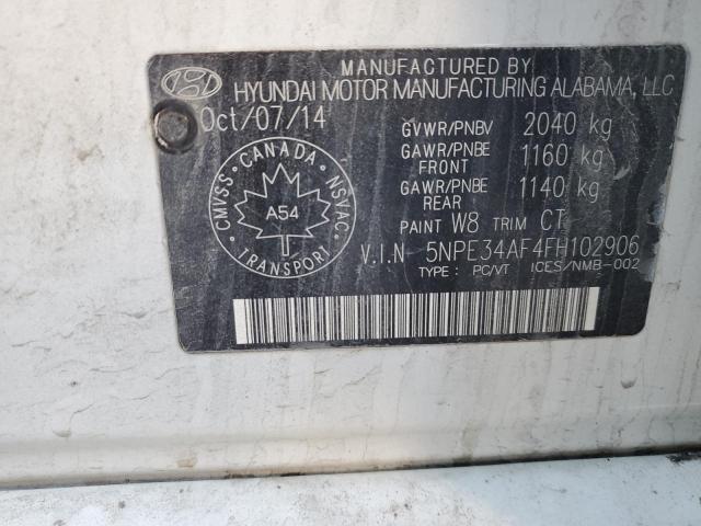 2015 HYUNDAI SONATA SPO - 5NPE34AF4FH102906
