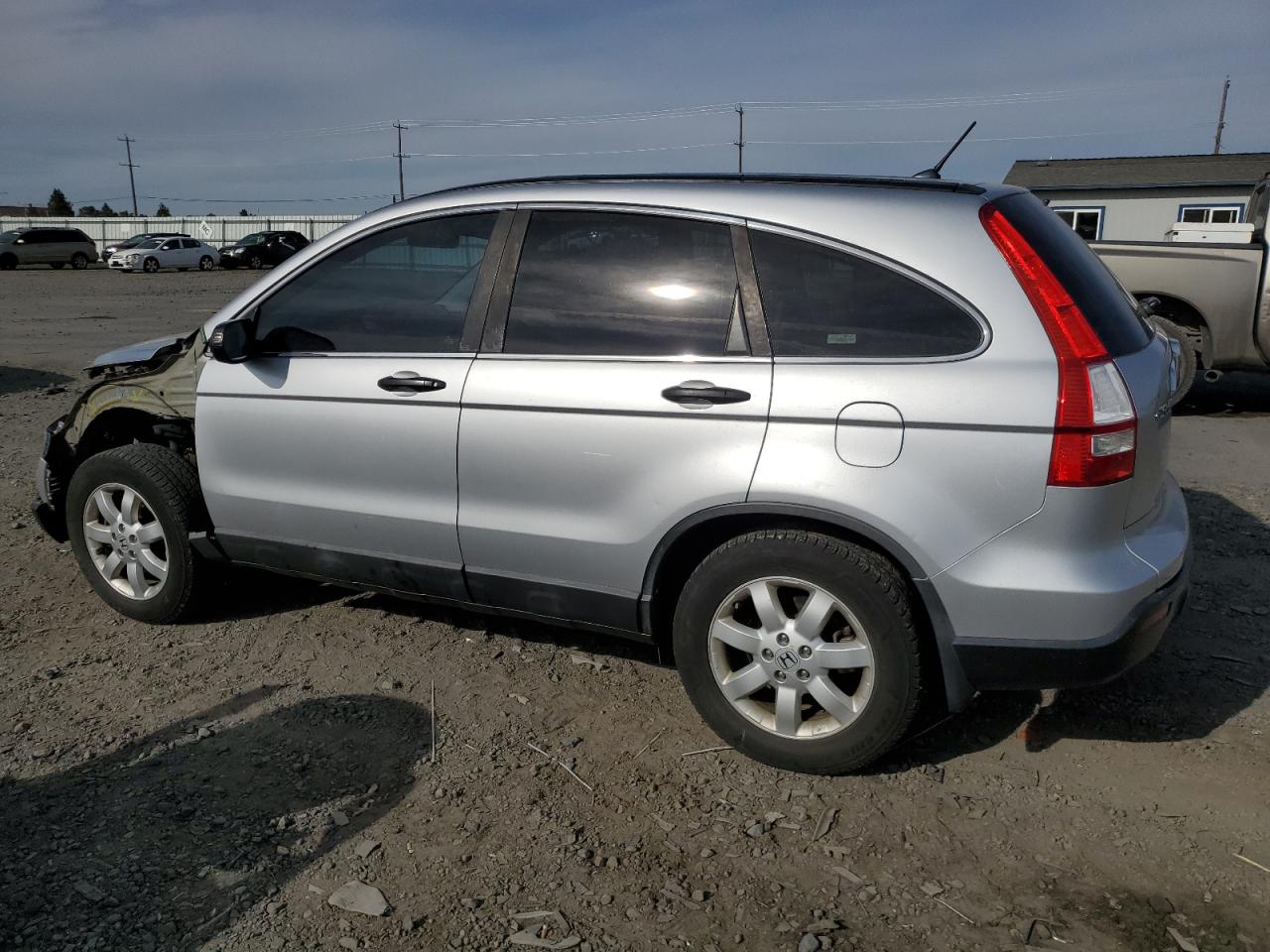 HONDA CR-V EX 2009 silver  gas 5J6RE48599L042012 photo #3