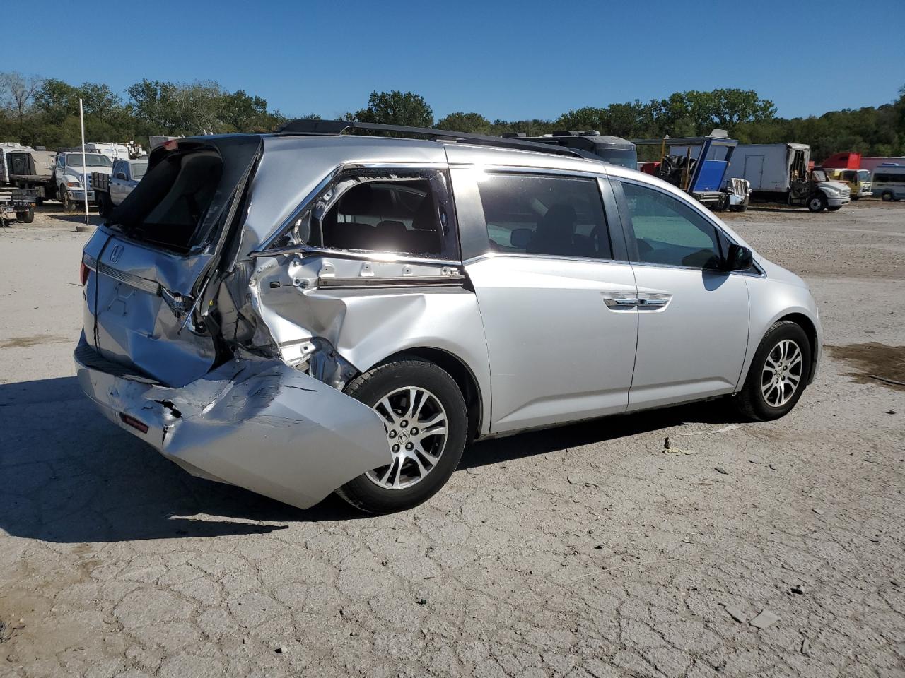 Lot #2974873019 2013 HONDA ODYSSEY EX