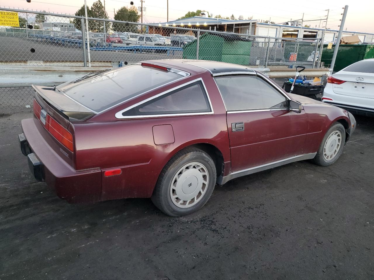 NISSAN 300ZX 1988 maroon  gas JN1HZ14S0JX274157 photo #4