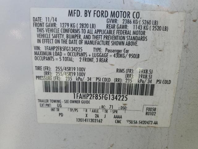 2015 FORD TAURUS LIM - 1FAHP2F85FG134225