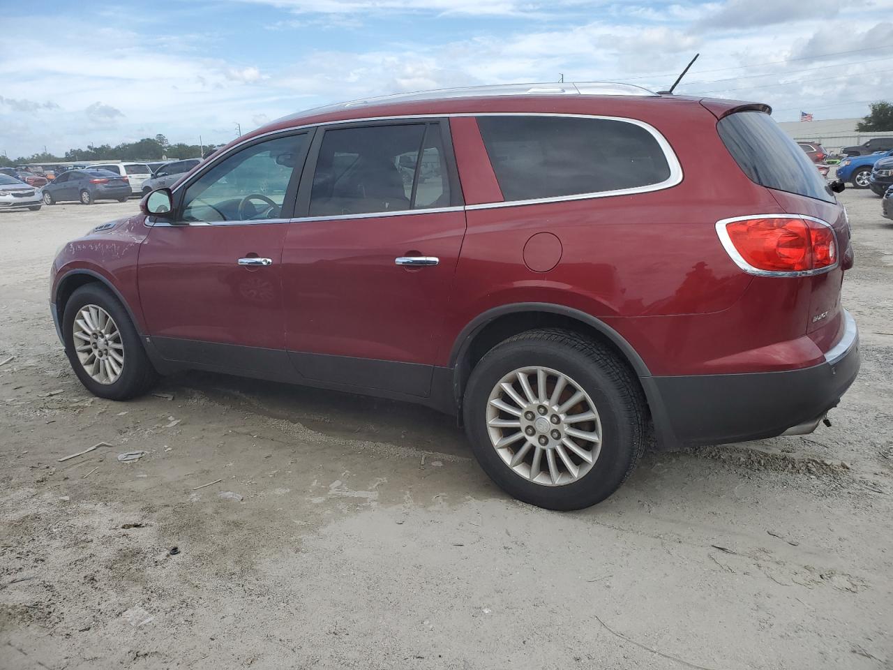 BUICK ENCLAVE CX 2008 red 4dr spor gas 5GAER23798J246665 photo #3