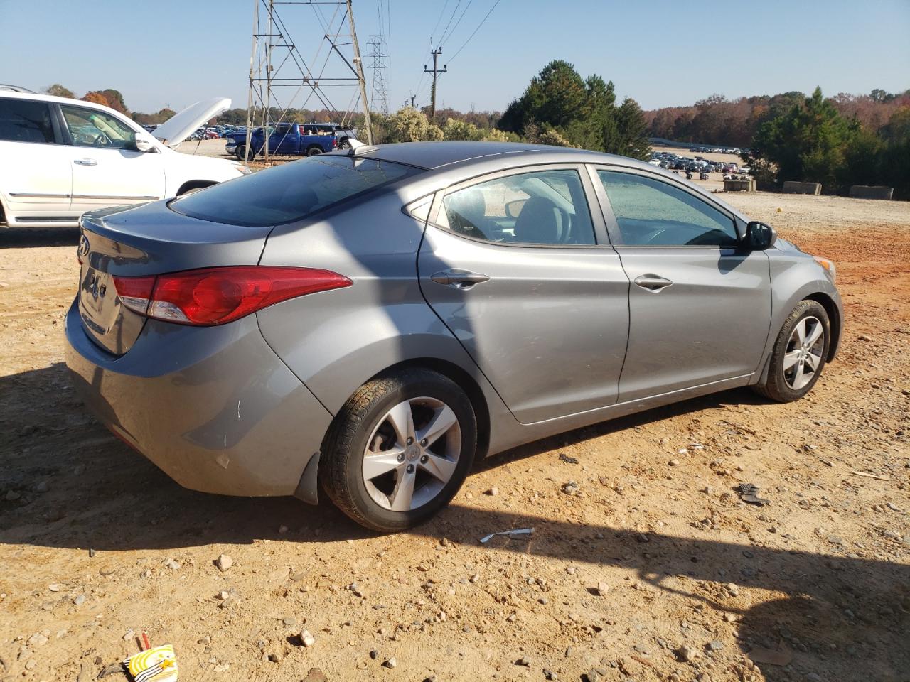 Lot #3024380548 2013 HYUNDAI ELANTRA GL