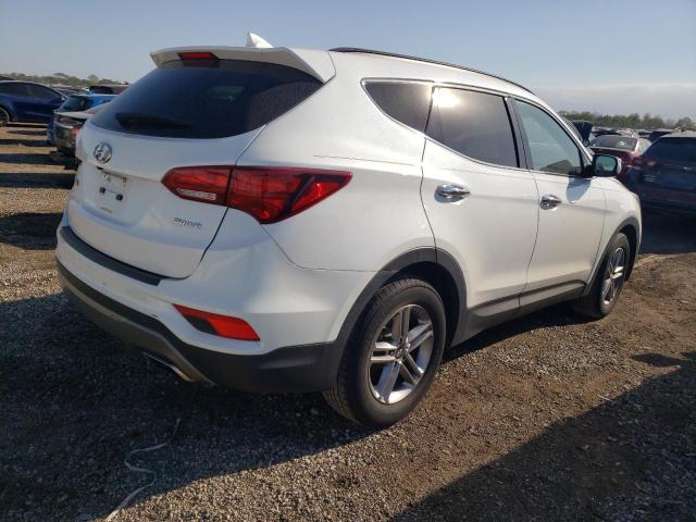 HYUNDAI SANTA FE S 2018 white  gas 5NMZU3LB3JH063556 photo #4