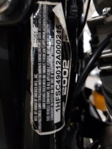 2002 HONDA VTX1800 R 1HFSC49012A000215