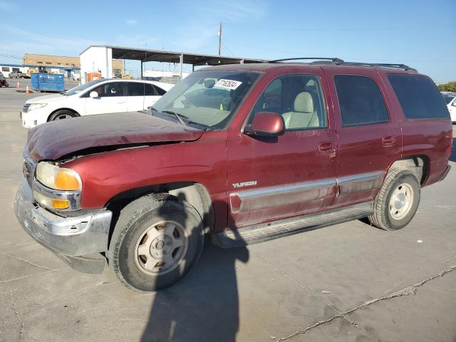 GMC YUKON 2003 burgundy 4dr spor flexible fuel 1GKEC13Z03R163247 photo #1