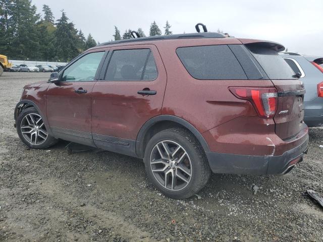 FORD EXPLORER S 2016 maroon  gas 1FM5K8GT4GGD30106 photo #3