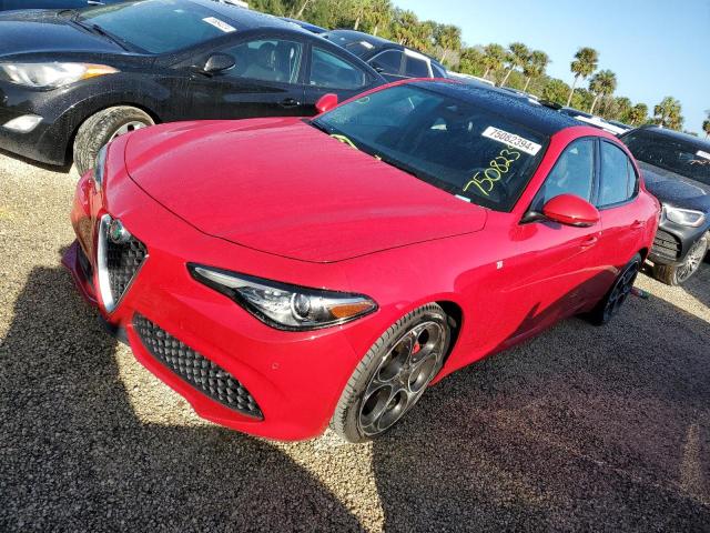 ALFA ROMEO GIULIA SUP 2022 red  gas ZARFAMBN2N7660407 photo #1