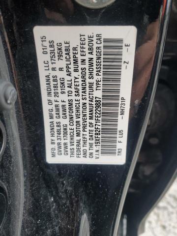 VIN 19XFB2F71FE229887 2015 Honda Civic, SE no.12