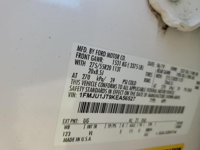 2019 FORD EXPEDITION - 1FMJU1JT9KEA56527