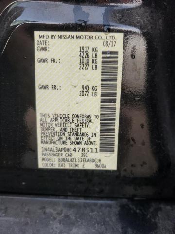 2017 NISSAN ALTIMA 2.5 - 1N4AL3AP0HC478511