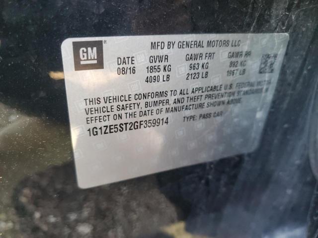 2016 CHEVROLET MALIBU LT - 1G1ZE5ST2GF359914