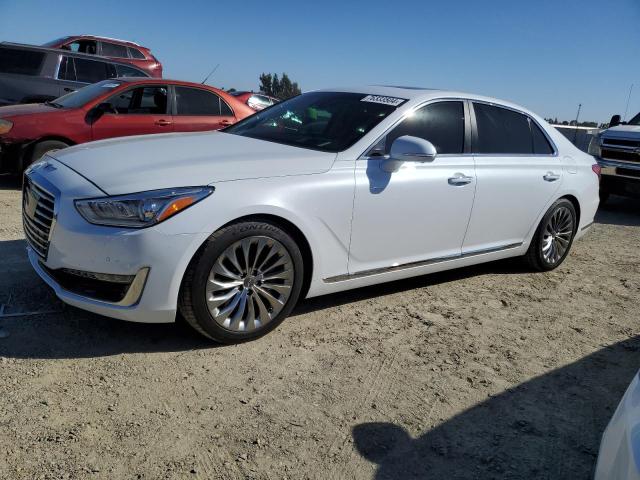 GENESIS G90 ULTIMA 2018 white  gas KMHG54JH3JU039019 photo #1