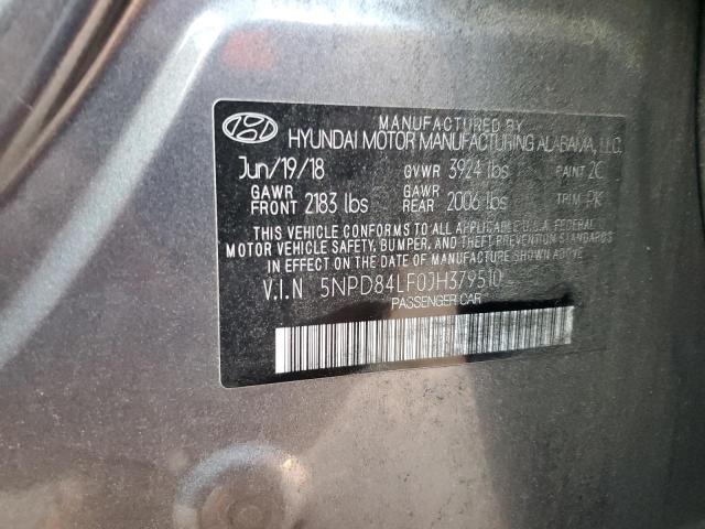 2018 HYUNDAI ELANTRA SE - 5NPD84LF0JH379510