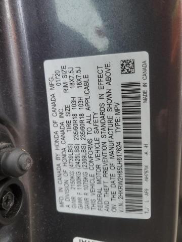 2020 HONDA CR-V EXL - 2HKRW2H85LH617624