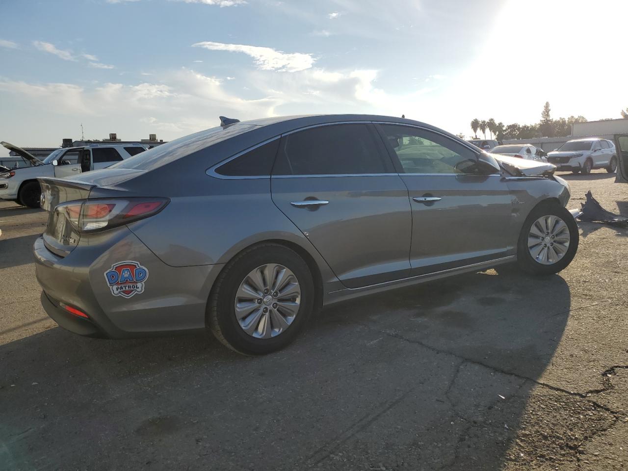 Lot #3030816504 2017 HYUNDAI SONATA HYB