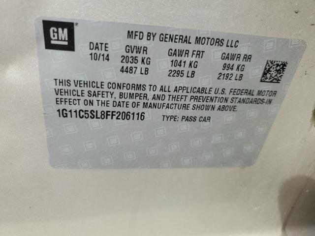 2015 CHEVROLET MALIBU 1LT - 1G11C5SL8FF206116