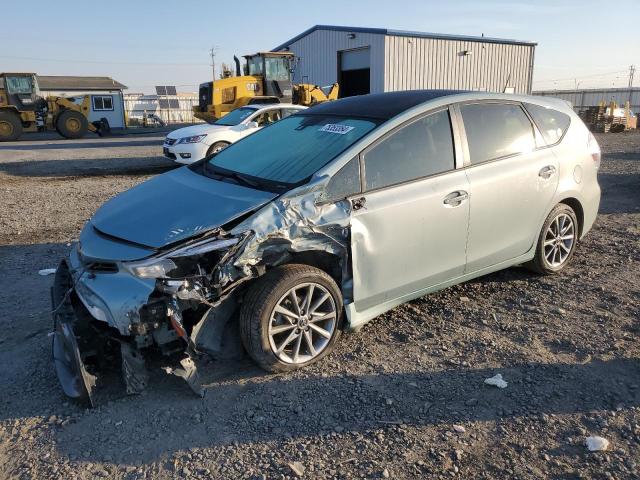 TOYOTA PRIUS V 2015 green  hybrid engine JTDZN3EU8FJ035121 photo #1