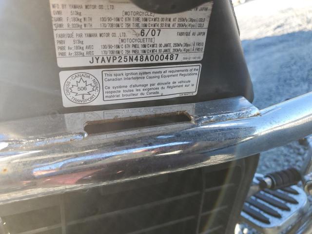 2008 YAMAHA XVS1300 CT - JYAVP25N48A000487