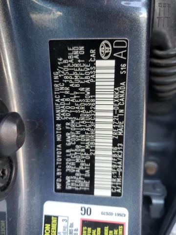 2015 TOYOTA COROLLA L - 2T1BURHE3FC322681