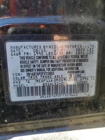 2015 NISSAN SENTRA S - 3N1AB7AP2FY319663
