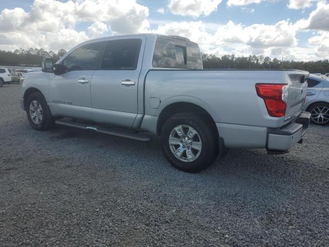 NISSAN TITAN PLAT 2019 silver  gas 1N6AA1E60KN502207 photo #3