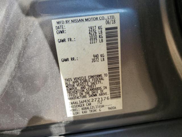 2018 NISSAN ALTIMA 2.5 - 1N4AL3AP4JC272176