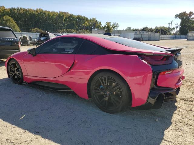 BMW I8 2015 pink coupe hybrid engine WBY2Z2C5XFV674362 photo #3