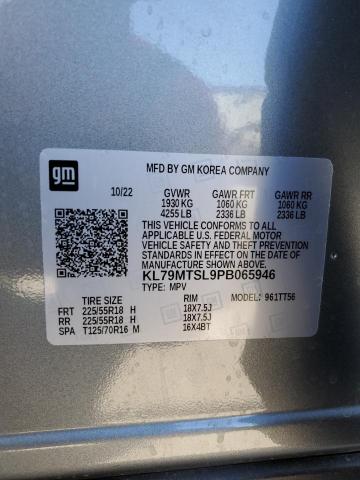 2023 CHEVROLET TRAILBLAZE - KL79MTSL9PB065946