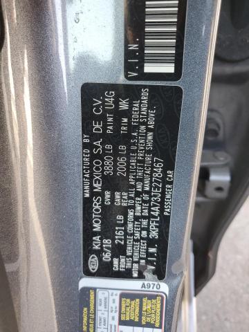 2018 KIA FORTE LX - 3KPFL4A73JE278467