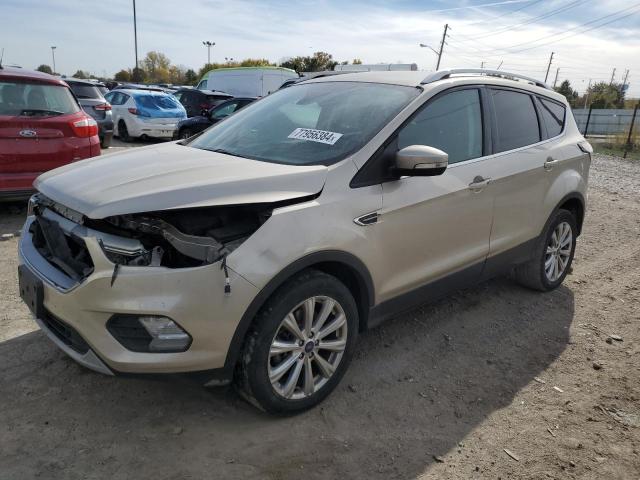 FORD ESCAPE TIT 2017 beige  gas 1FMCU9JD9HUD57457 photo #1