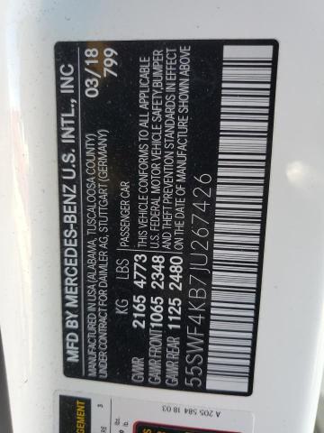 2018 MERCEDES-BENZ C 300 4MAT - 55SWF4KB7JU267426