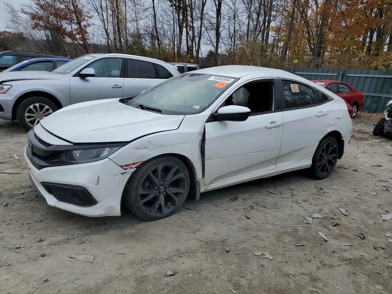 Lot #2959793915 2020 HONDA CIVIC SPOR