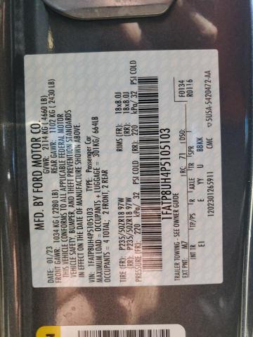 2023 FORD MUSTANG - 1FATP8UH4P5105103
